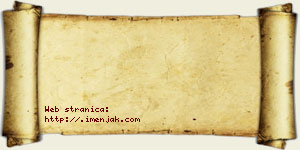 Jovana Janičijević vizit kartica